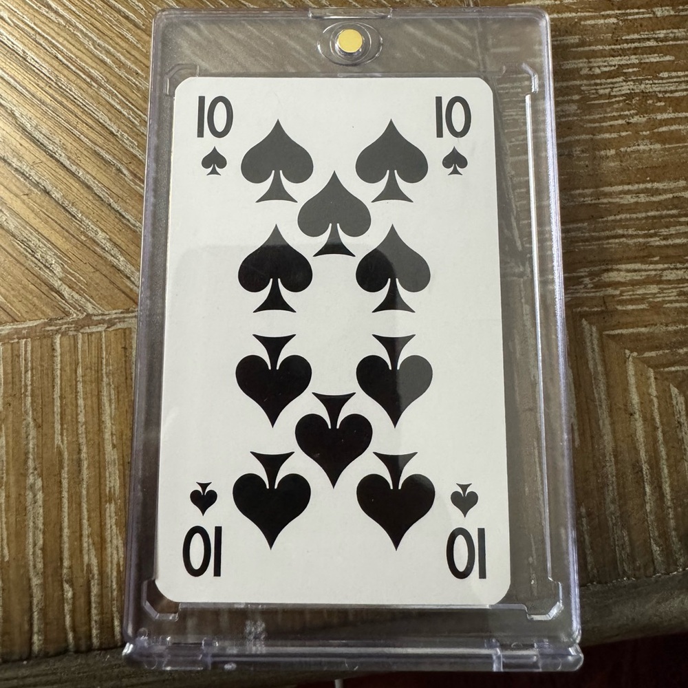 Louis Vuitton Playing Card in Protective Case With COA
